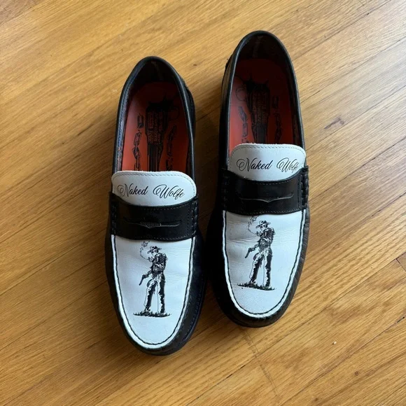 Naked Wolfe Black Cowboy Loafers Men’s - Picture 5 of 5